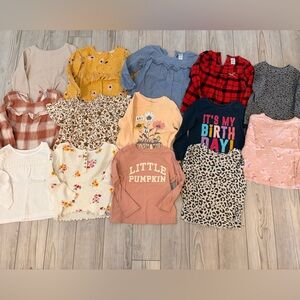 Assorted Toddler Girls 3T Long Sleeve Tops